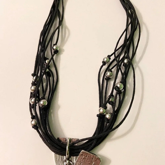 Fashion Necklace Multi Row Layered 24 Inch Statement Piece Necklace - Picture 11 of 12